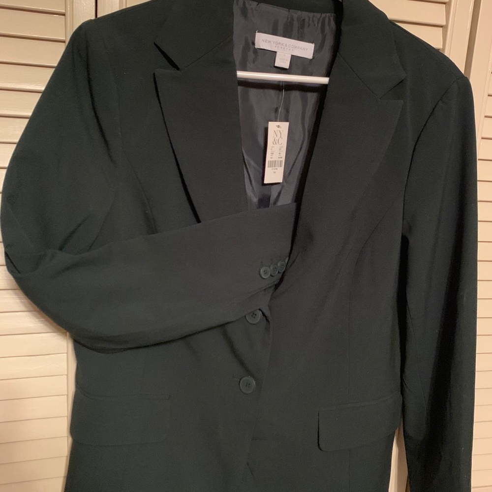 New NW Dark green blazer